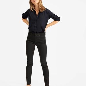 Everlane midrise black skinny jeans size 26